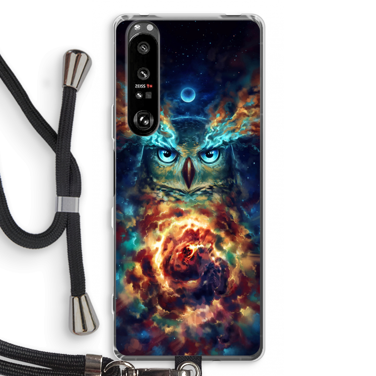 Aurowla: Sony Xperia 1 III Transparant Hoesje met koord