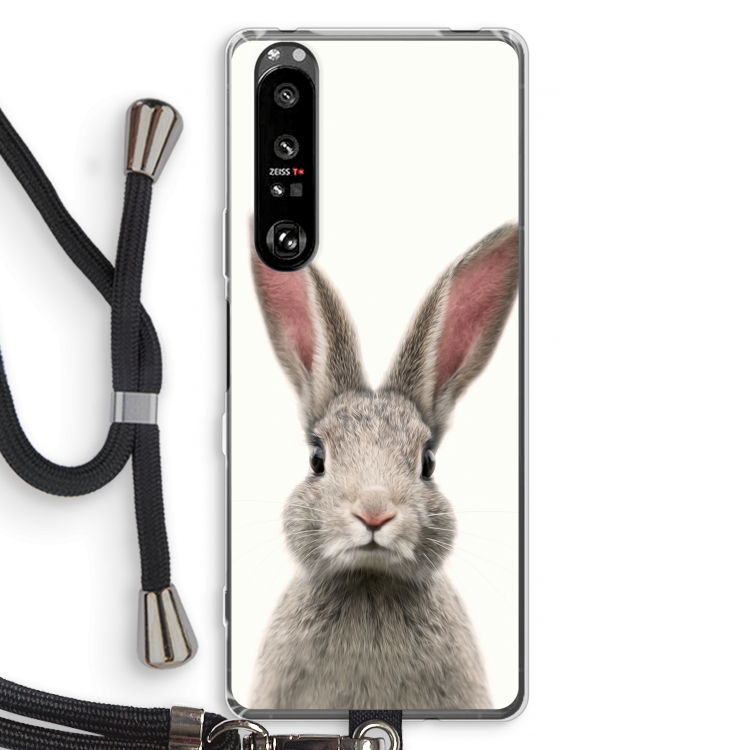Daisy: Sony Xperia 1 III Transparant Hoesje met koord