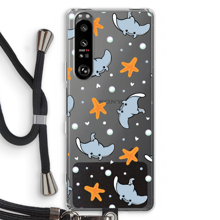 Manta: Sony Xperia 1 III Transparant Hoesje met koord