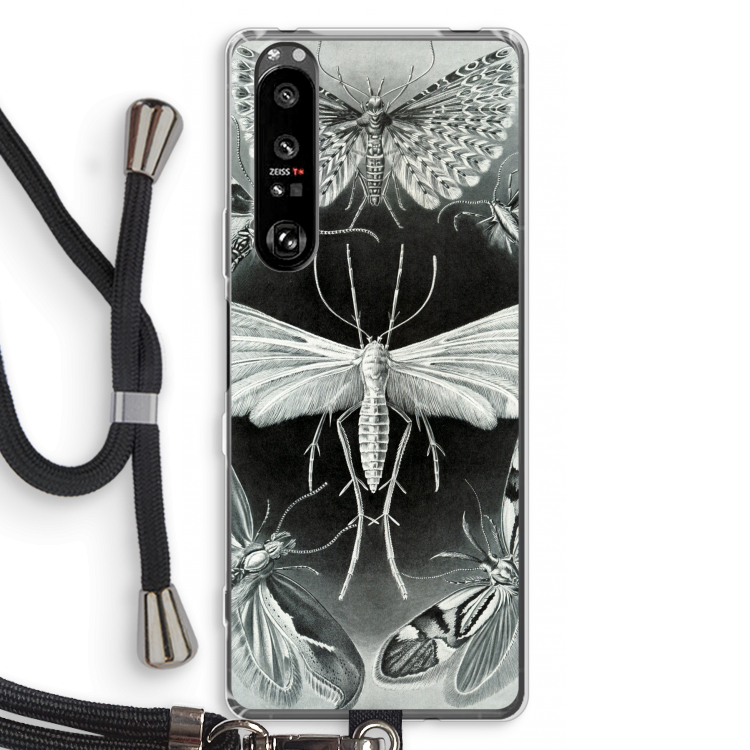 Haeckel Tineida: Sony Xperia 1 III Transparant Hoesje met koord