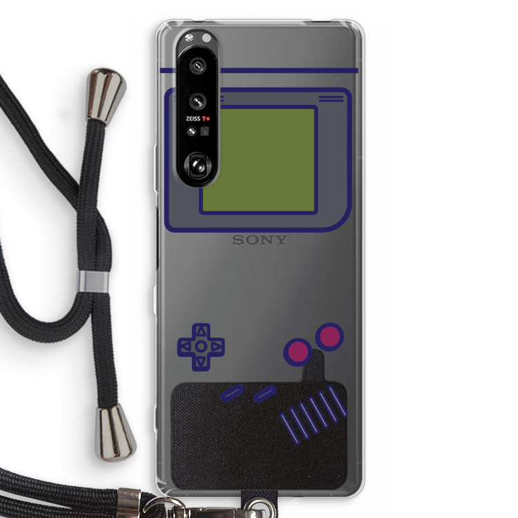Game On: Sony Xperia 1 III Transparant Hoesje met koord