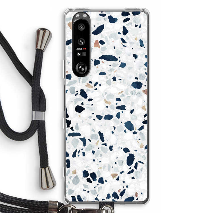 Terrazzo N°1: Sony Xperia 1 III Transparant Hoesje met koord