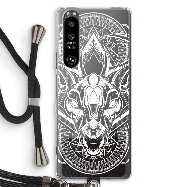 Oh Deer: Sony Xperia 1 III Transparant Hoesje met koord