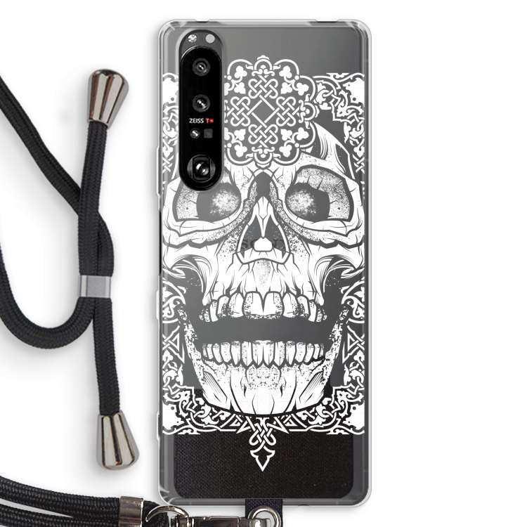 Seek & Destroy: Sony Xperia 1 III Transparant Hoesje met koord