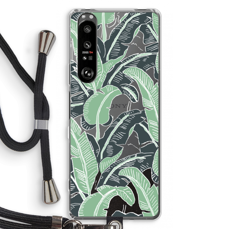 This Sh*t Is Bananas: Sony Xperia 1 III Transparant Hoesje met koord