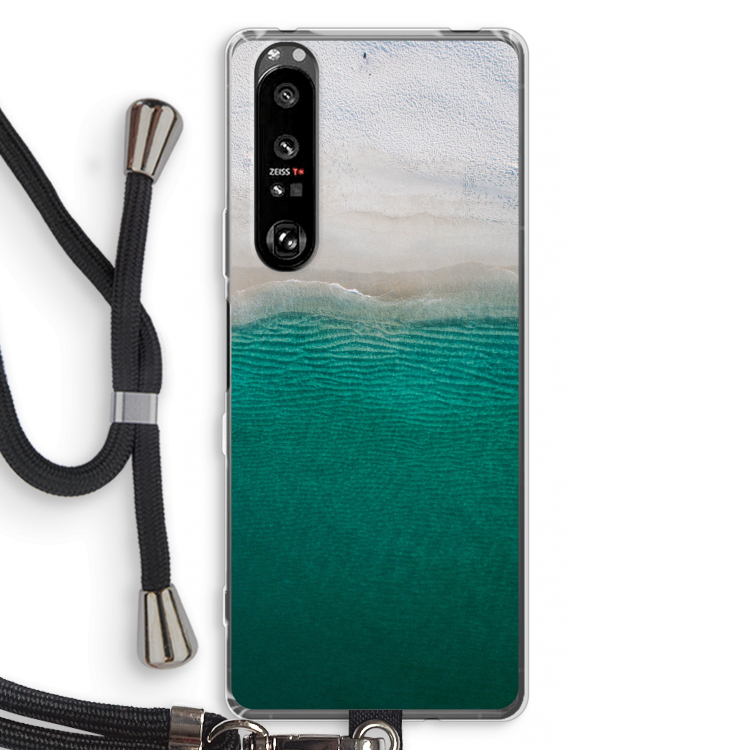 Stranded: Sony Xperia 1 III Transparant Hoesje met koord