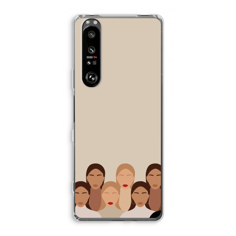Girls girls girls: Sony Xperia 1 III Transparant Hoesje