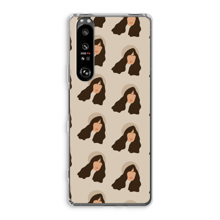 Bonjour mon amour: Sony Xperia 1 III Transparant Hoesje