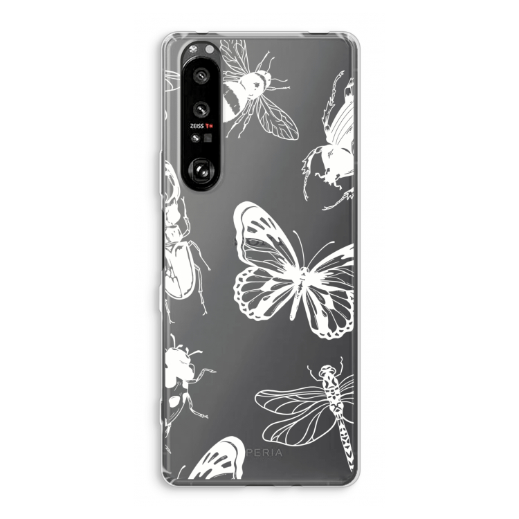 Tiny Bugs: Sony Xperia 1 III Transparant Hoesje