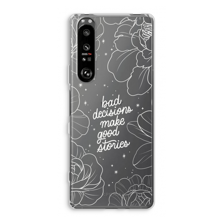 Good stories: Sony Xperia 1 III Transparant Hoesje