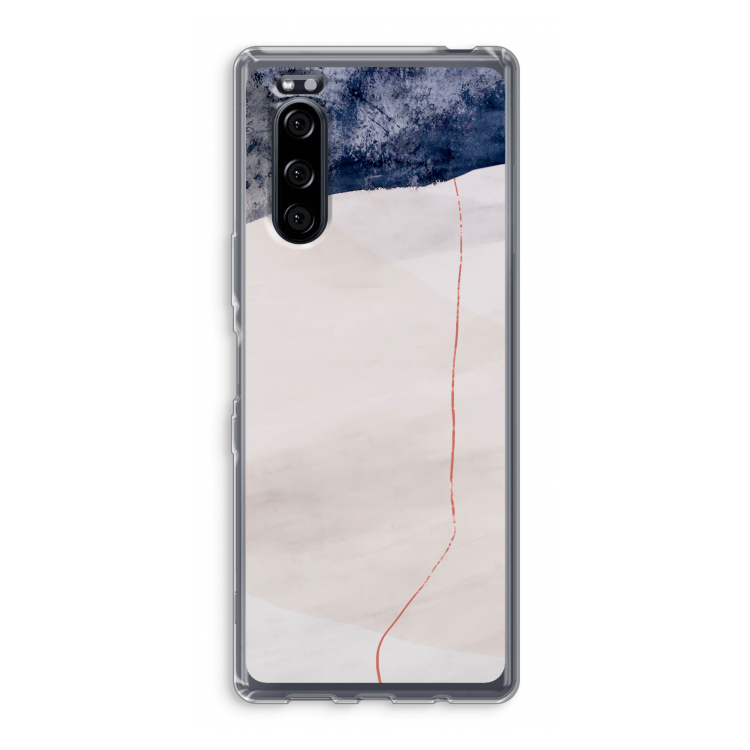 Stone White: Sony Xperia 5 Transparant Hoesje