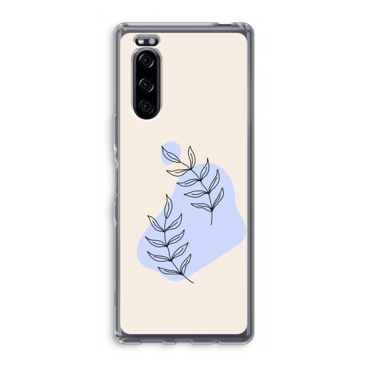 Leaf me if you can: Sony Xperia 5 Transparant Hoesje