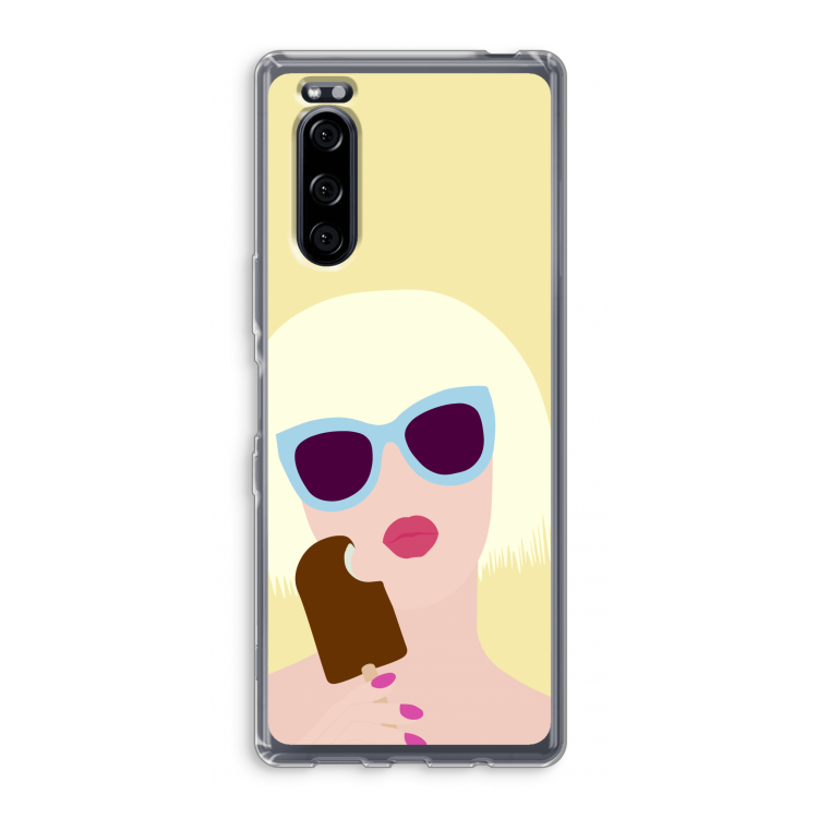 Ice cream: Sony Xperia 5 Transparant Hoesje