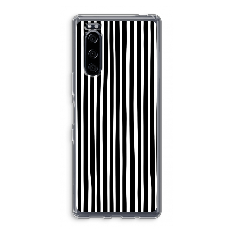 Stripes: Sony Xperia 5 Transparant Hoesje