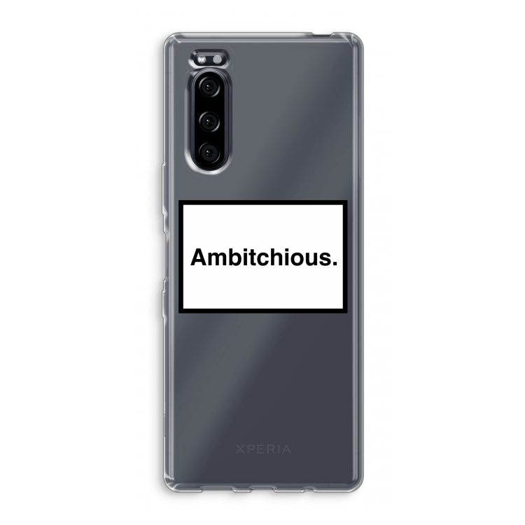 Ambitchious: Sony Xperia 5 Transparant Hoesje