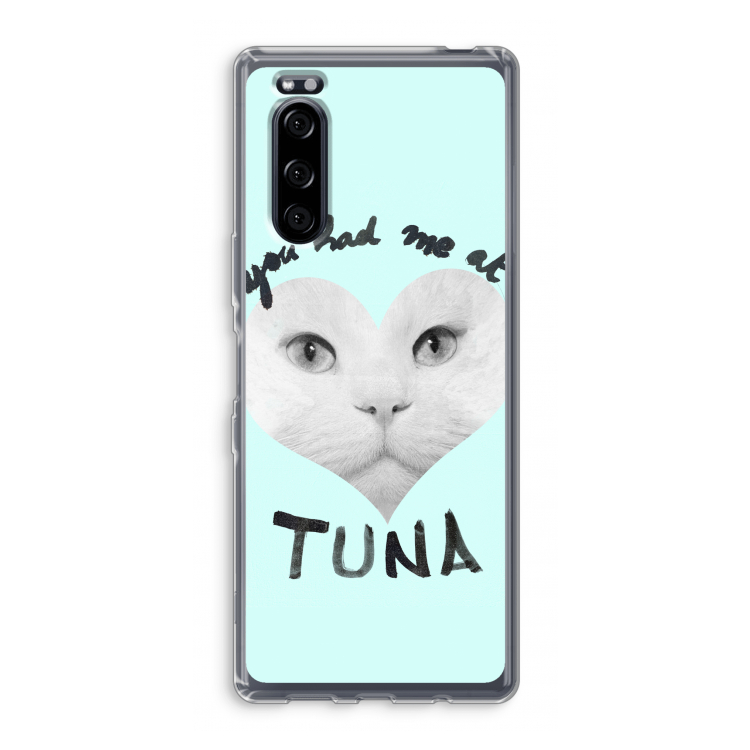 You had me at tuna: Sony Xperia 5 Transparant Hoesje