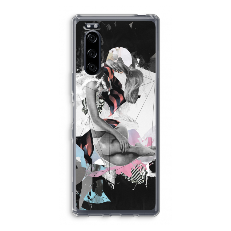 Camouflage de sommeil: Sony Xperia 5 Transparant Hoesje