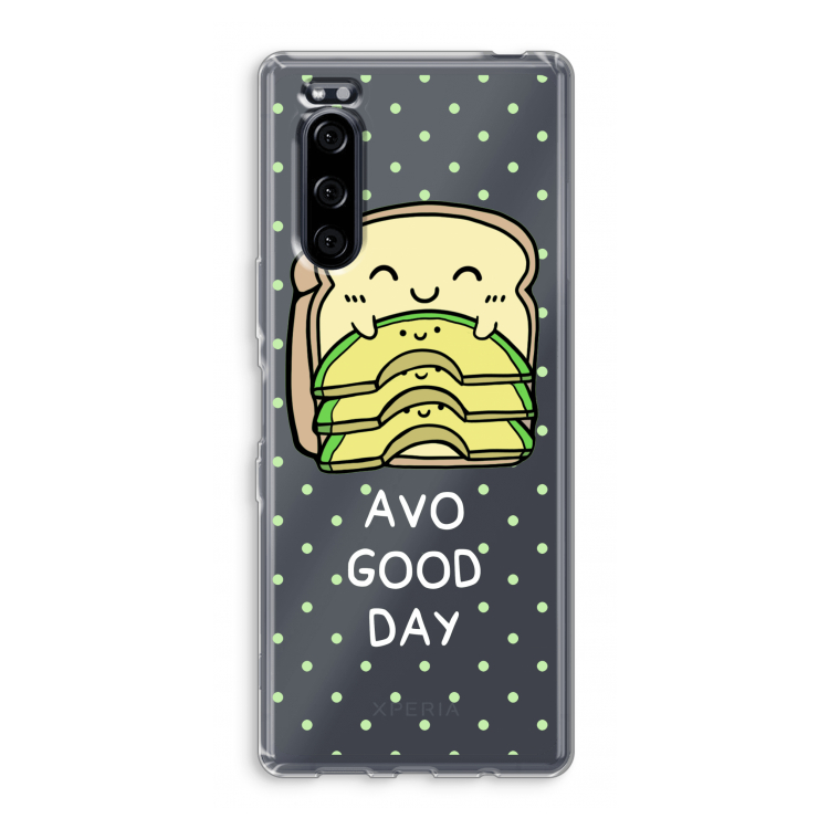 Avo Good Day: Sony Xperia 5 Transparant Hoesje