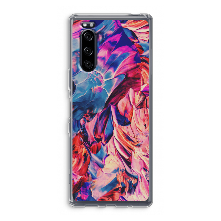 Pink Orchard: Sony Xperia 5 Transparant Hoesje