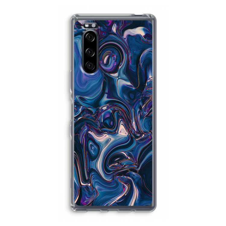 Mirrored Mirage: Sony Xperia 5 Transparant Hoesje
