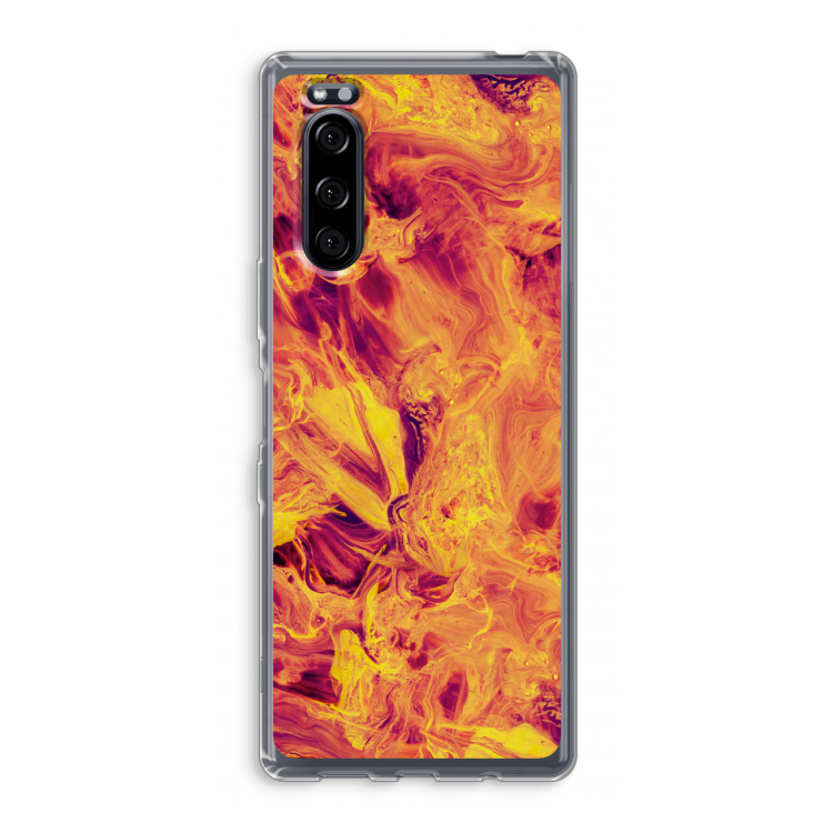 Eternal Fire: Sony Xperia 5 Transparant Hoesje