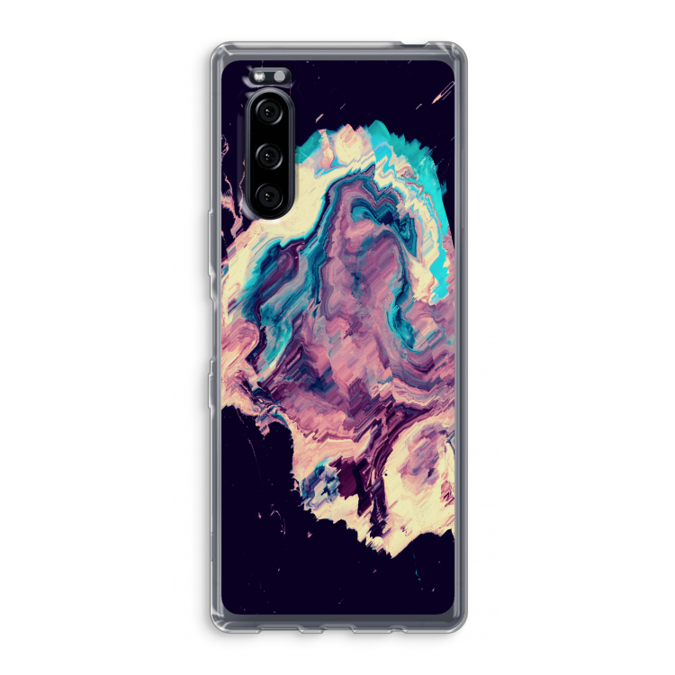 Cosmic Silence: Sony Xperia 5 Transparant Hoesje