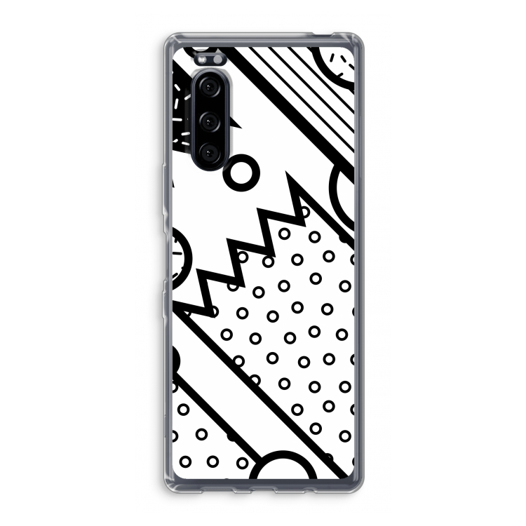 Pop Art #4: Sony Xperia 5 Transparant Hoesje