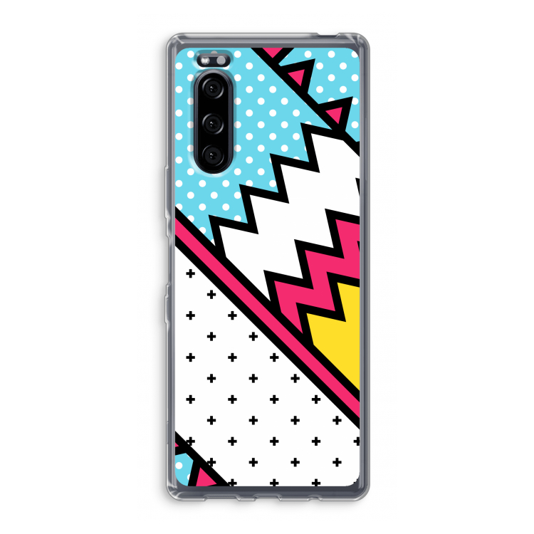Pop Art #2: Sony Xperia 5 Transparant Hoesje