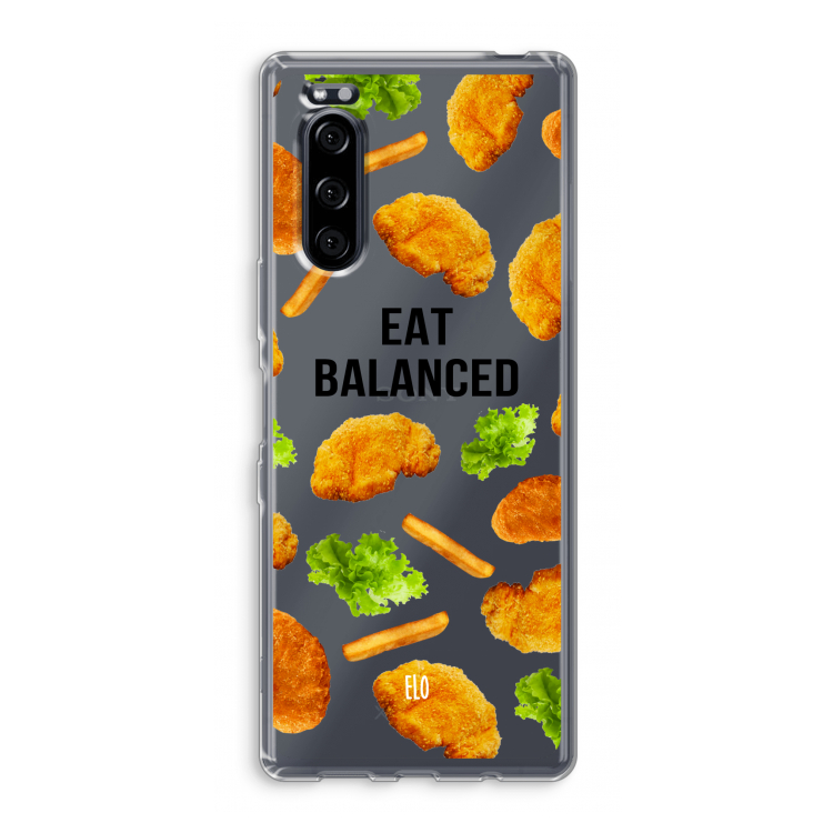 Eat Balanced: Sony Xperia 5 Transparant Hoesje