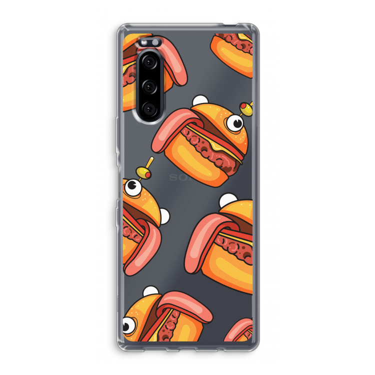 Hamburger: Sony Xperia 5 Transparant Hoesje