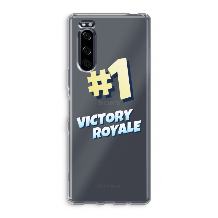 Victory Royale: Sony Xperia 5 Transparant Hoesje