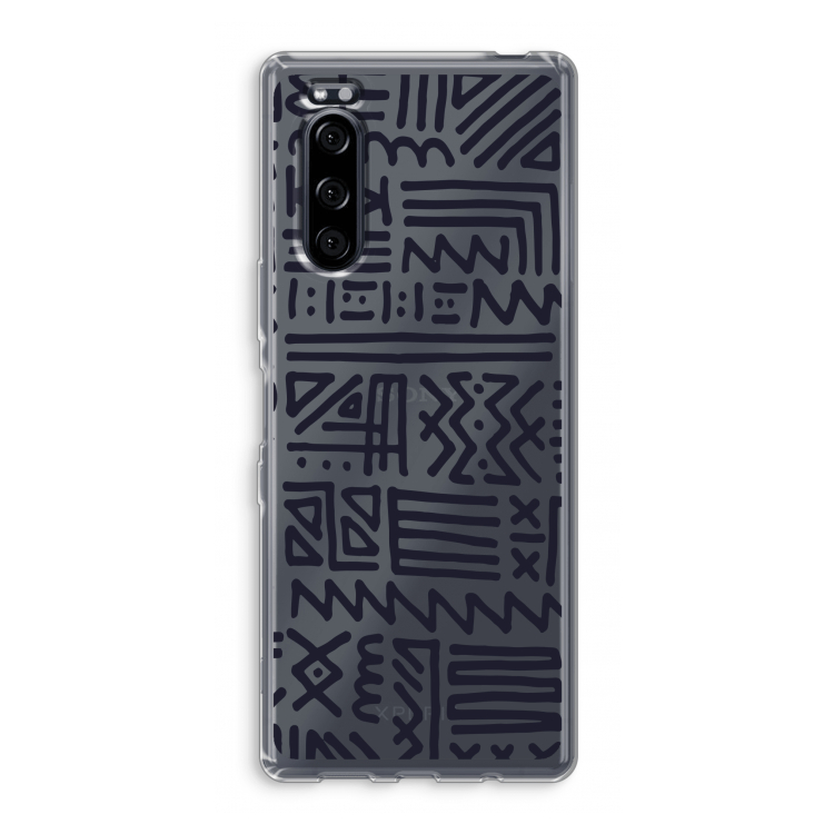 Marrakech print: Sony Xperia 5 Transparant Hoesje