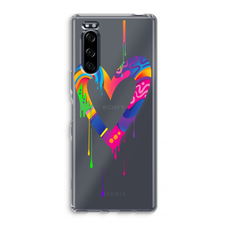 Melts My Heart: Sony Xperia 5 Transparant Hoesje