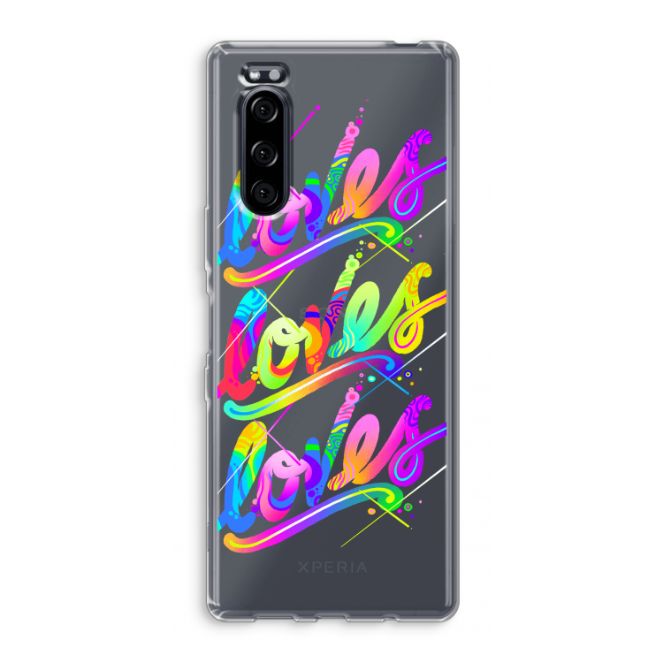 Loves: Sony Xperia 5 Transparant Hoesje