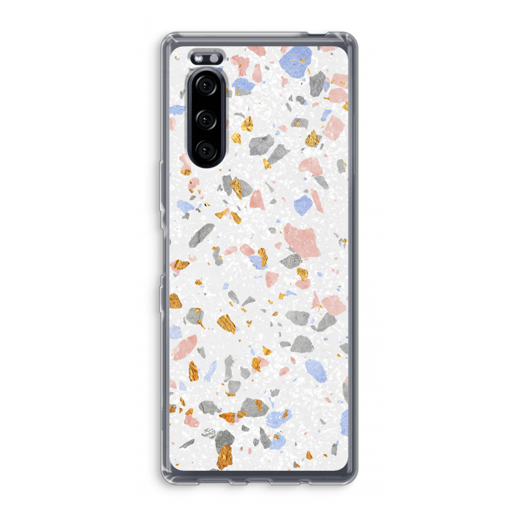 Terrazzo N°8: Sony Xperia 5 Transparant Hoesje