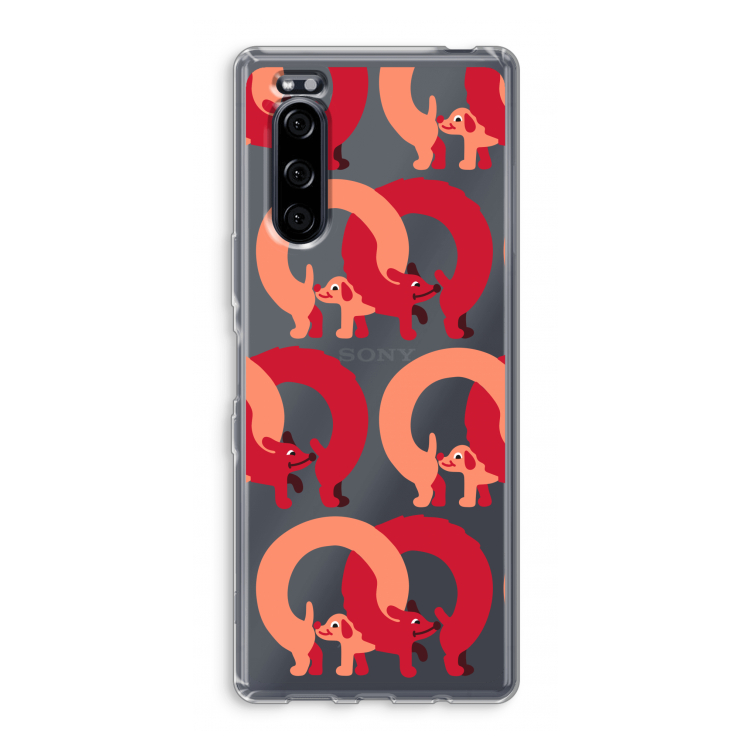 Dogs: Sony Xperia 5 Transparant Hoesje