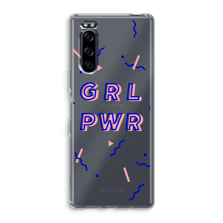 GRL PWR: Sony Xperia 5 Transparant Hoesje