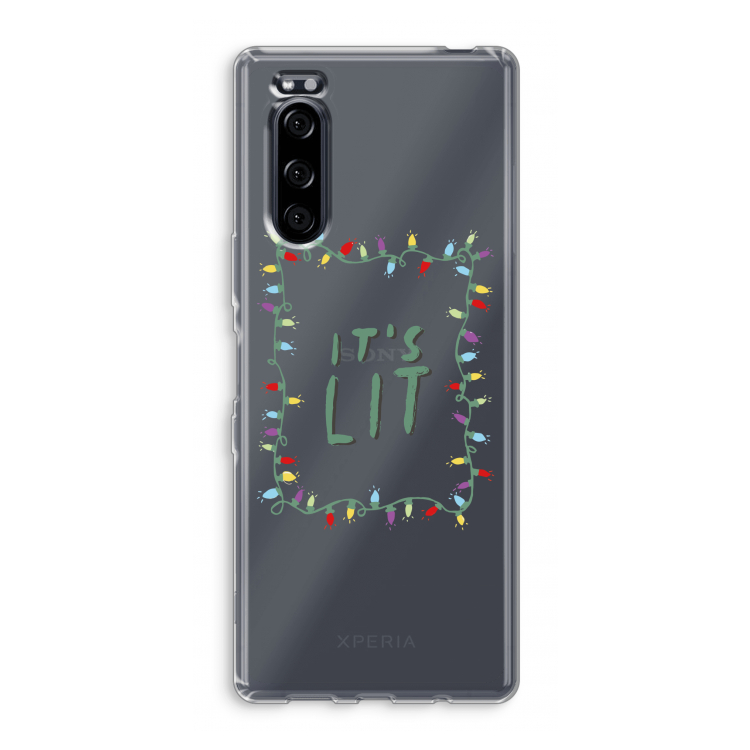 It's Lit: Sony Xperia 5 Transparant Hoesje