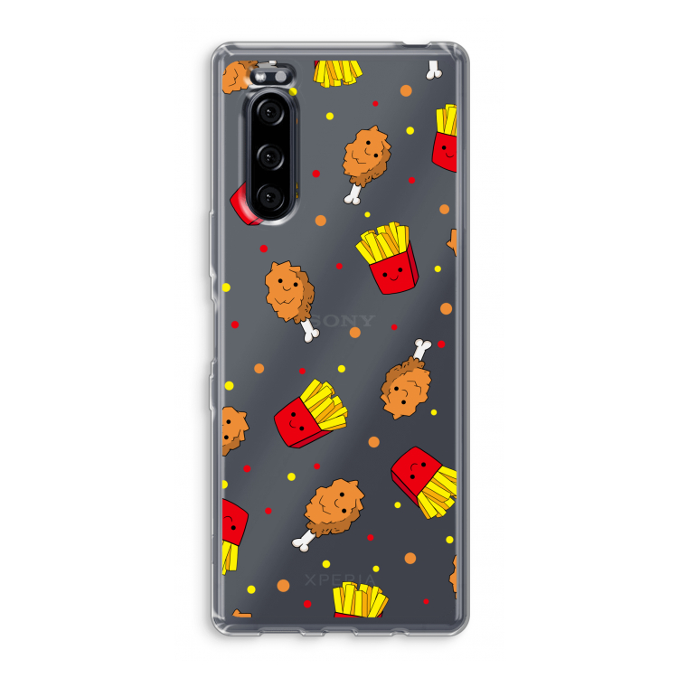 Chicken 'n Fries: Sony Xperia 5 Transparant Hoesje