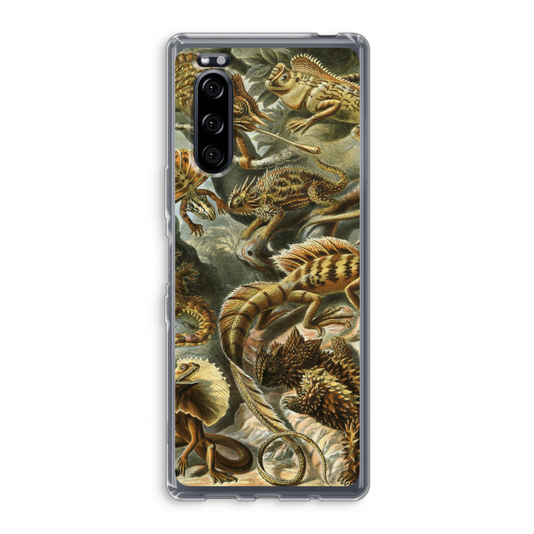 Haeckel Lacertilia: Sony Xperia 5 Transparant Hoesje