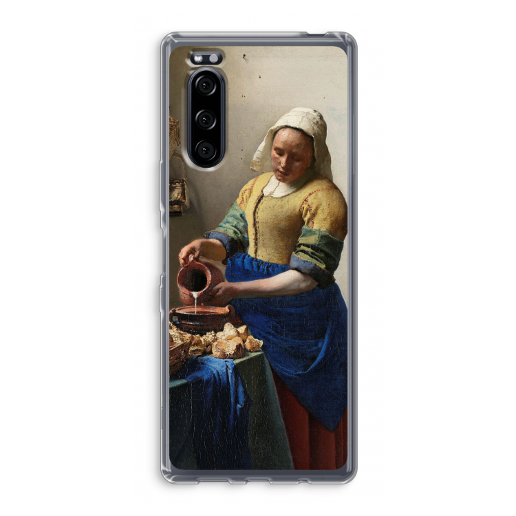 The Milkmaid: Sony Xperia 5 Transparant Hoesje
