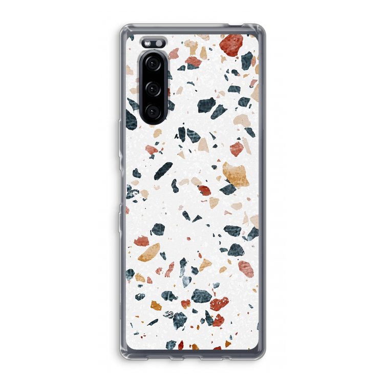 Terrazzo N°4: Sony Xperia 5 Transparant Hoesje