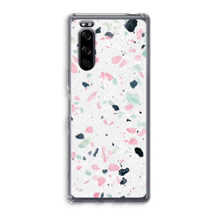 Terrazzo N°3: Sony Xperia 5 Transparant Hoesje