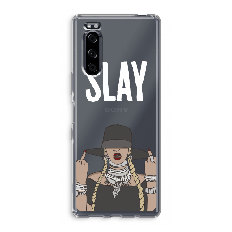 Slay All Day: Sony Xperia 5 Transparant Hoesje