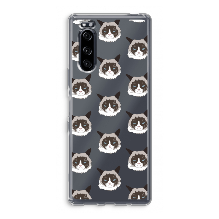 It's a Purrr Case: Sony Xperia 5 Transparant Hoesje
