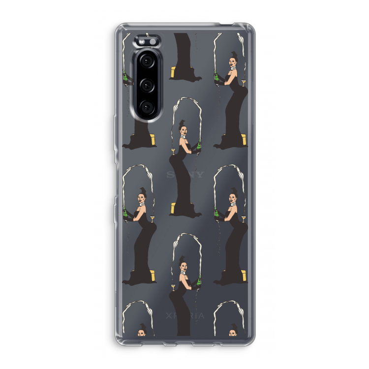 Pop Some Kim: Sony Xperia 5 Transparant Hoesje
