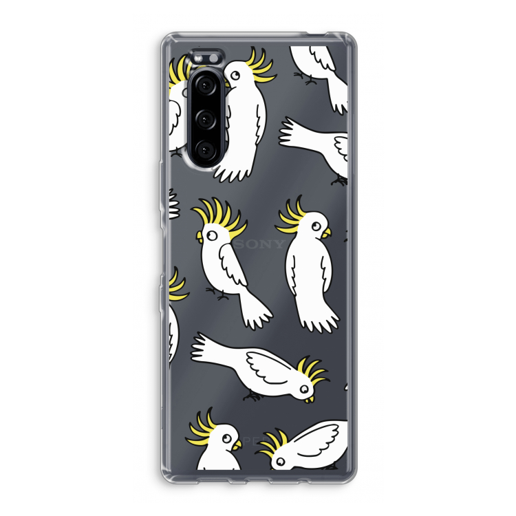 Papegaai: Sony Xperia 5 Transparant Hoesje