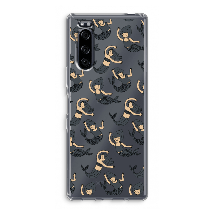 Zeemeermin: Sony Xperia 5 Transparant Hoesje