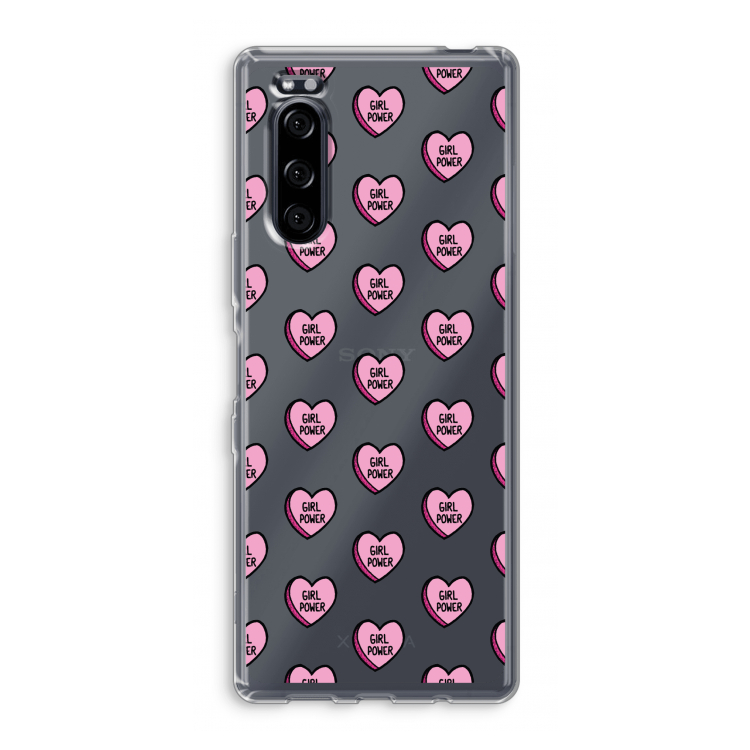 GIRL POWER: Sony Xperia 5 Transparant Hoesje