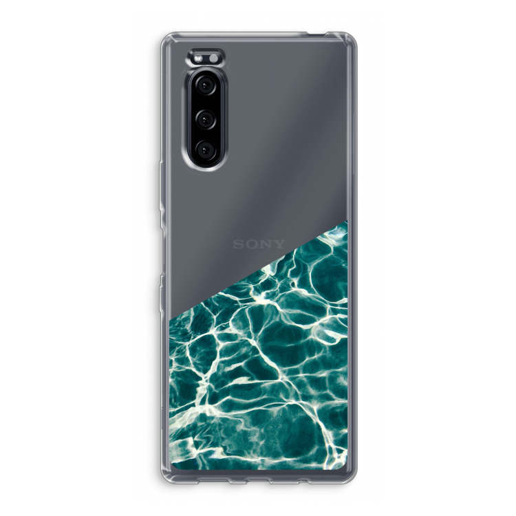 Weerkaatsing water: Sony Xperia 5 Transparant Hoesje